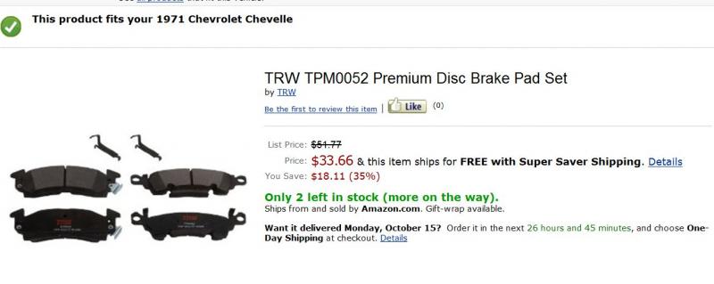 Name:  TRW brake pads.jpg
Views: 366
Size:  29.2 KB